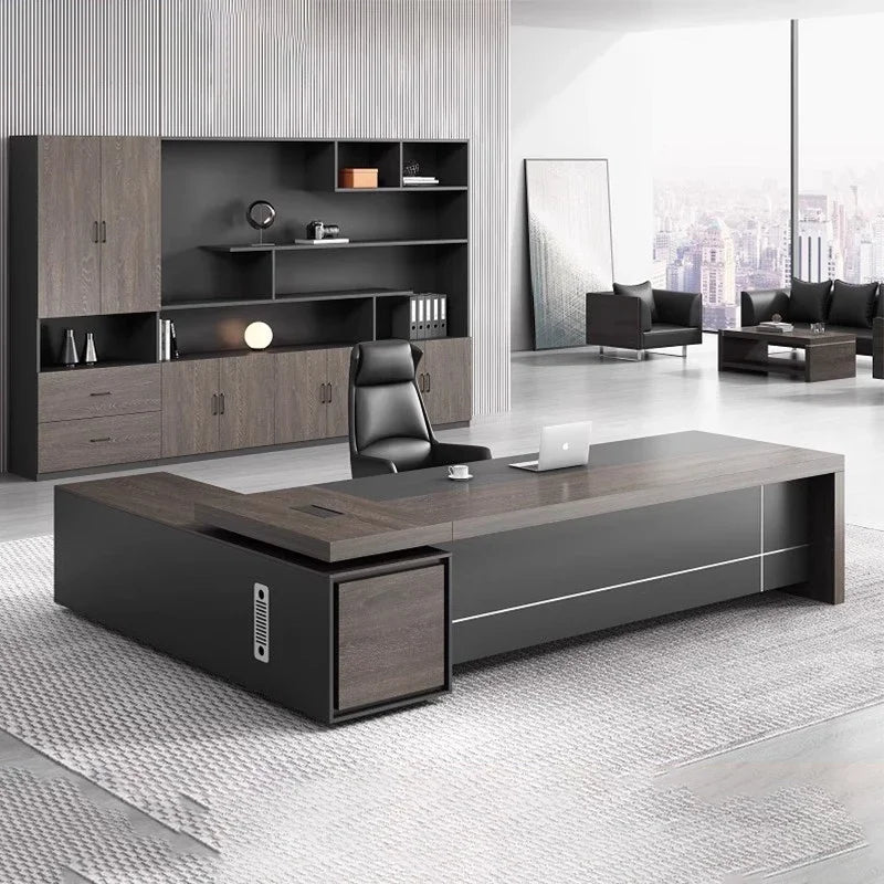 Multifunctional L-Shaped Desk for Home Office & Study