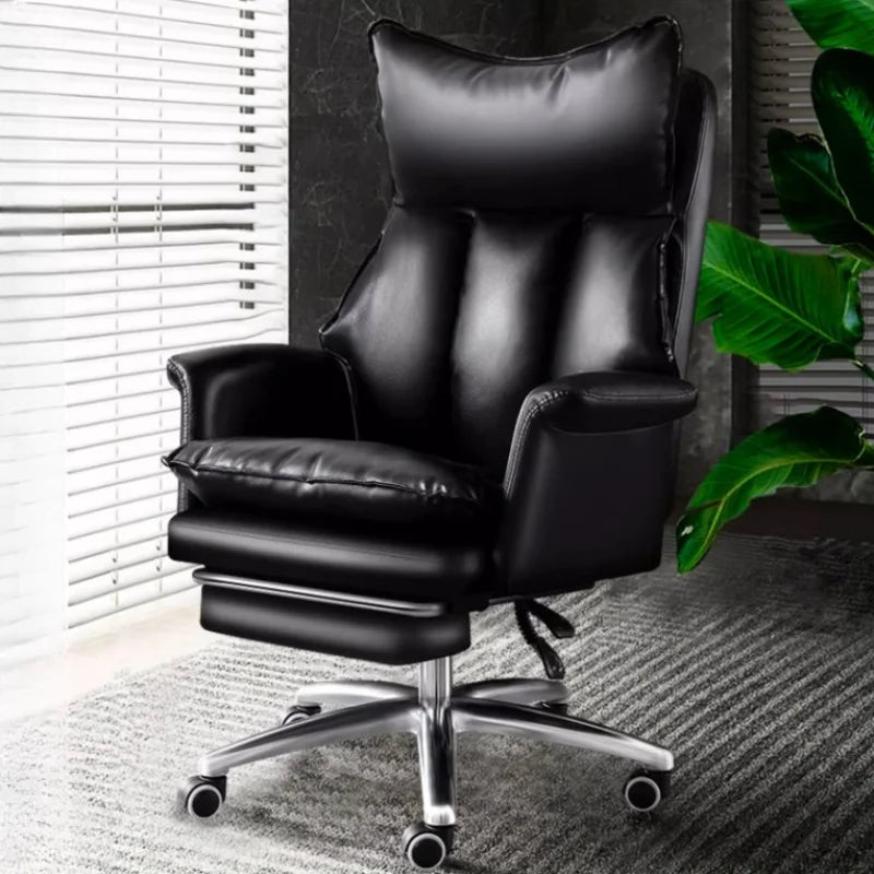 Fancy Executive Office Chair Design Luxairy Armchair Mobile Office Chair Adjustable Swivel Comfy Silla De Oficina Furniture