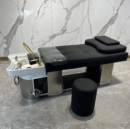 Stainless Steel Beauty Shampoo Chairs Thai Spa Comfort Hairdressing Japanese Minimalistic Cabeceiras Washing Commercial Wash