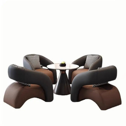 Simple Nordic Salon Chairs Armrest Wooden Lounge Modern Loungefly Designer Chairs Salon Comfy Poltronas Nordic Furniture