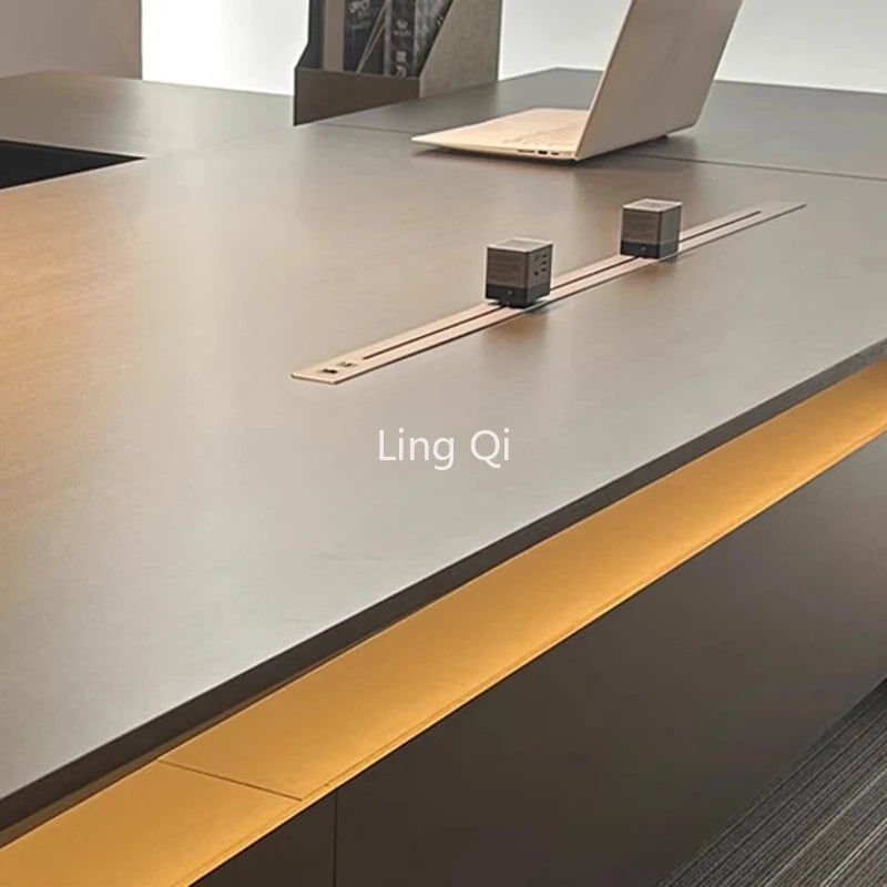 Organizers Accessories Office Desk Standing Art Monitor Conference Computer Desks Mid Century Drawers Escritorio Home Furniture