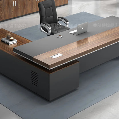 Luxury L-Shaped Office Desk