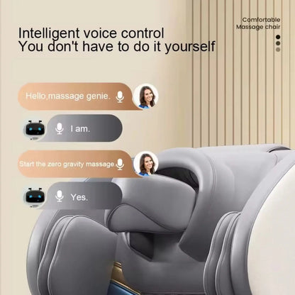massage chair full body zero gravity luxury Full Automatic Relaxing Bluetooth music shiatsu full heating massager chair for home