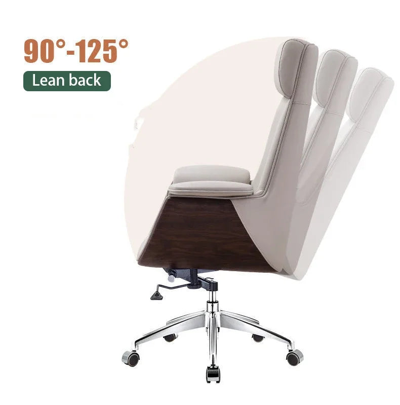 Modern High Back Pu Ergonomic Swivel Office Chair Living Room Executive Leather Office Chair