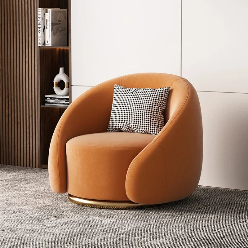 Nordic Modern Living Room Chair Portable Ergonomic Unique Mobile Cute Chairs Luxury Fashion  Indoor Furniture