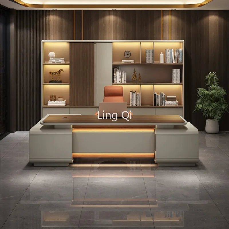 Multifunction Home Furniture Reception Desk Organizer Study Table Midi Corner Office Minimalist Auxiliary Computer Seating Low