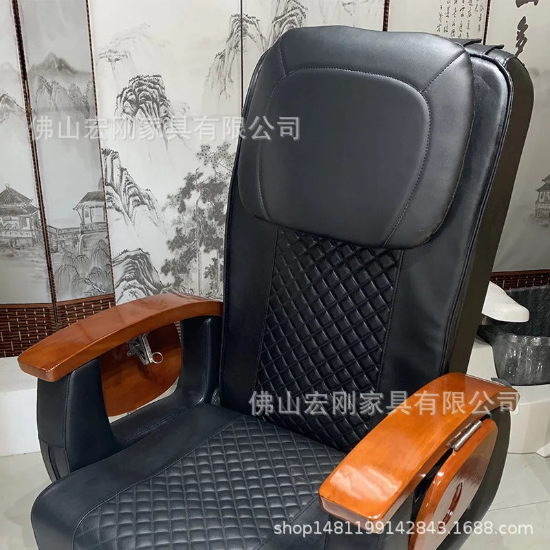 Nail Art Sofa Electric Foot Bath Massage Chair Hand And Foot Care Multifunctional Foot Wash Chair Special Eyelash Salon Lash Bed