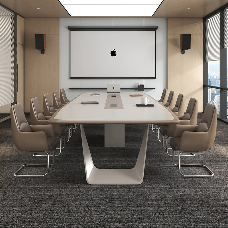 Office furniture Conference table Long table simple modern office worktable Conference room negotiation reception table