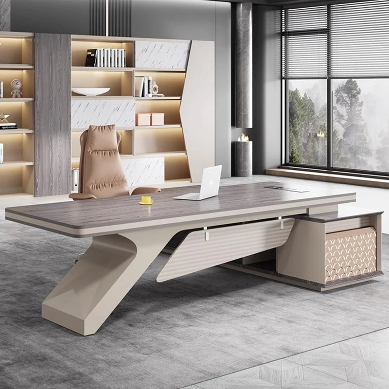 Reception Desk Computer Office Midi Accessories Minimalist Desktop Room Desks to Study Table Corner Multifunctional Work Tables