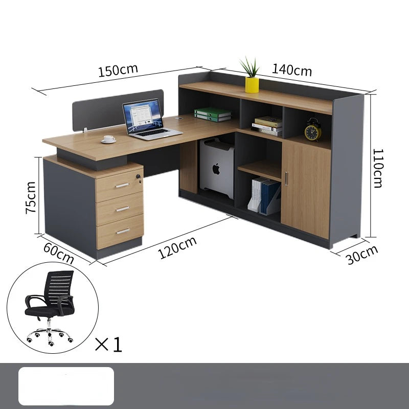 Minimalist Workstation Desks Combination Employee Finance Staff Tables Computer Luxurious Mesa De Escritorio Home Furniture