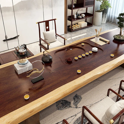 Natural wood coffee table, living room, solid wood tea table