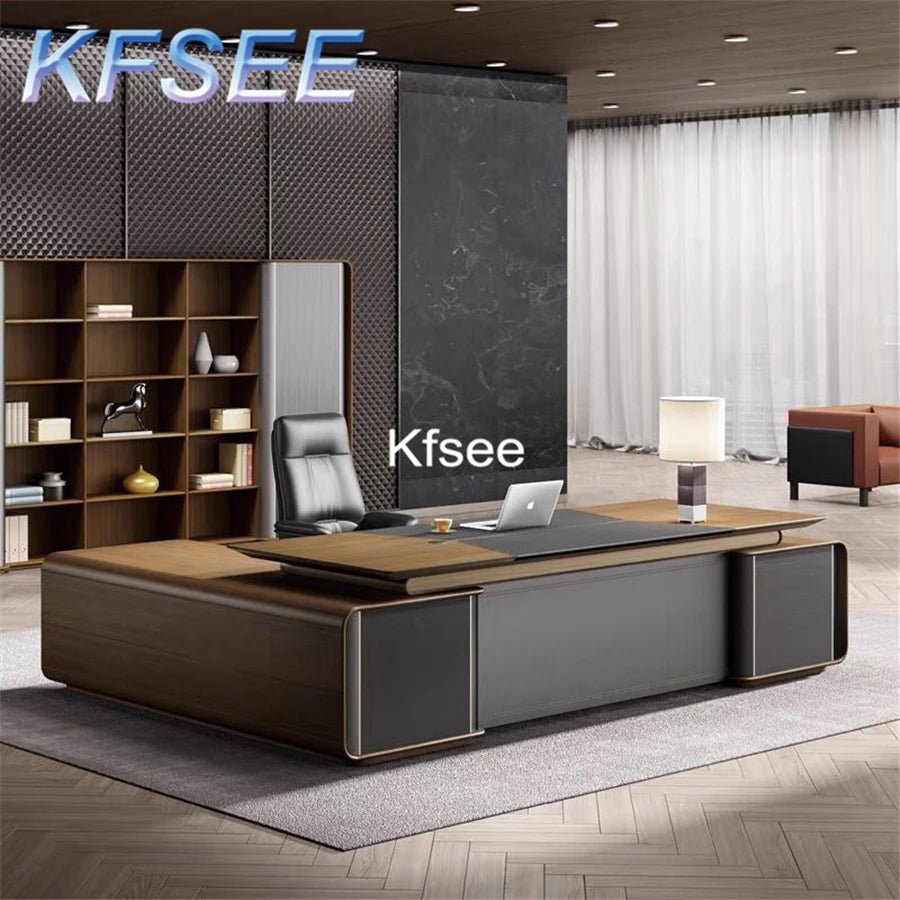 Executive L-Shaped Office Desk