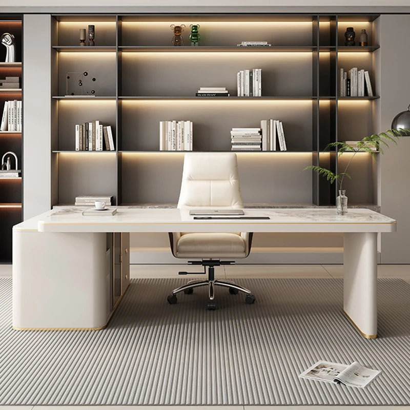 Minimalist Desk Reception Desktop Bedroom Computer Desks Executive Office Sofa Scrivania Angolare Accessories Work Furniture