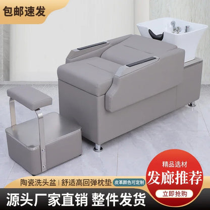 Pedicure Chair For Economic Spa Barber Wash Hairdressing Shampoo Basin Professional Salon Hair Stylist Japanese Thai Massage Bed
