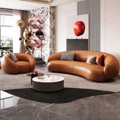 Loveseat Sofa Set Living Room Furniture Individual Armchair Floor Couch Sofas Bed Modern De Salon Recliner Chair Minimalist Home