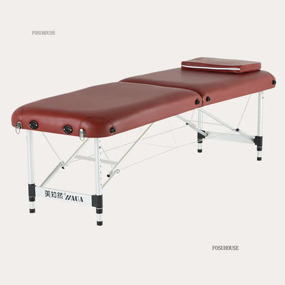 Portable Metal Shampoo Bed for Beauty Salons Modern Folding Salon Chair Simple Creative Commercial Shampoo Chairs for Salons