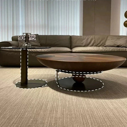 Minimalist Organizer Coffee Table Storage Transform Aesthetic Standing Italian Side Table Japanese Mesas Bajas Patio Furniture