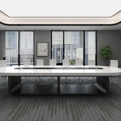 HYZ16 Factory large long size luxury office furniture MDF wooden conference room modern office desk Conference meeting table