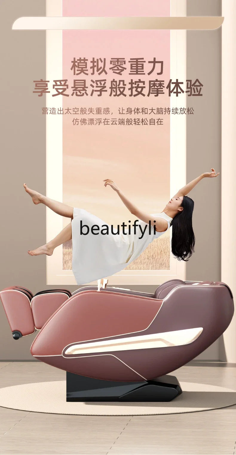 Full body multi-function space capsule compartment zero gravity luxury massage sofa chair