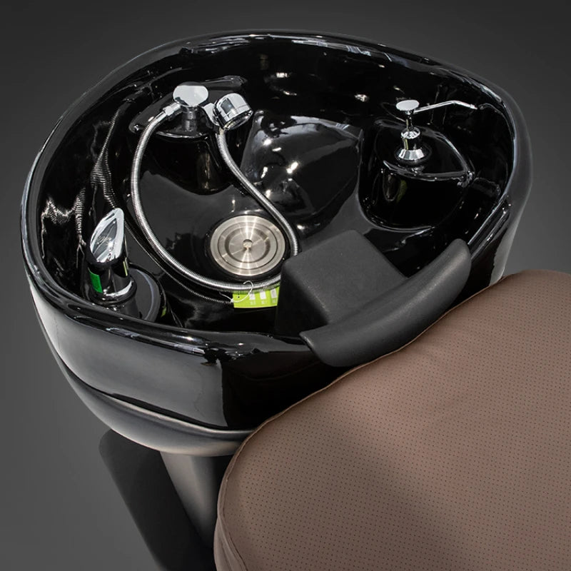 Professional Hair Washbasin Headspa Massage Water Chairs Aesthetics Salon Basin Chair Spa chaise coiffure Shampoo Bed Beauty