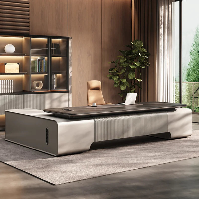 Multifunction Home Office Desk L Shaped Gaming Room Desks Study Bedroom Writing Table Computer Corner Work Offer Furniture