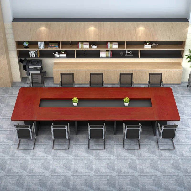 Fashionable office furniture multi-person conference table large business conference table simple modern rectangular negotiation