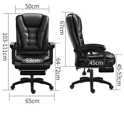 Gamer Office Chair – Nordic Executive Recliner with Wheels