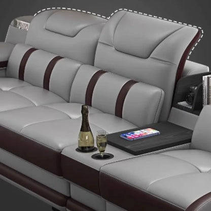 Luxury Wood Living Room Sofas Relaxing European Recliner Armchair Sofas Floor Massage Chair Divani Da Soggiorno Home Furniture