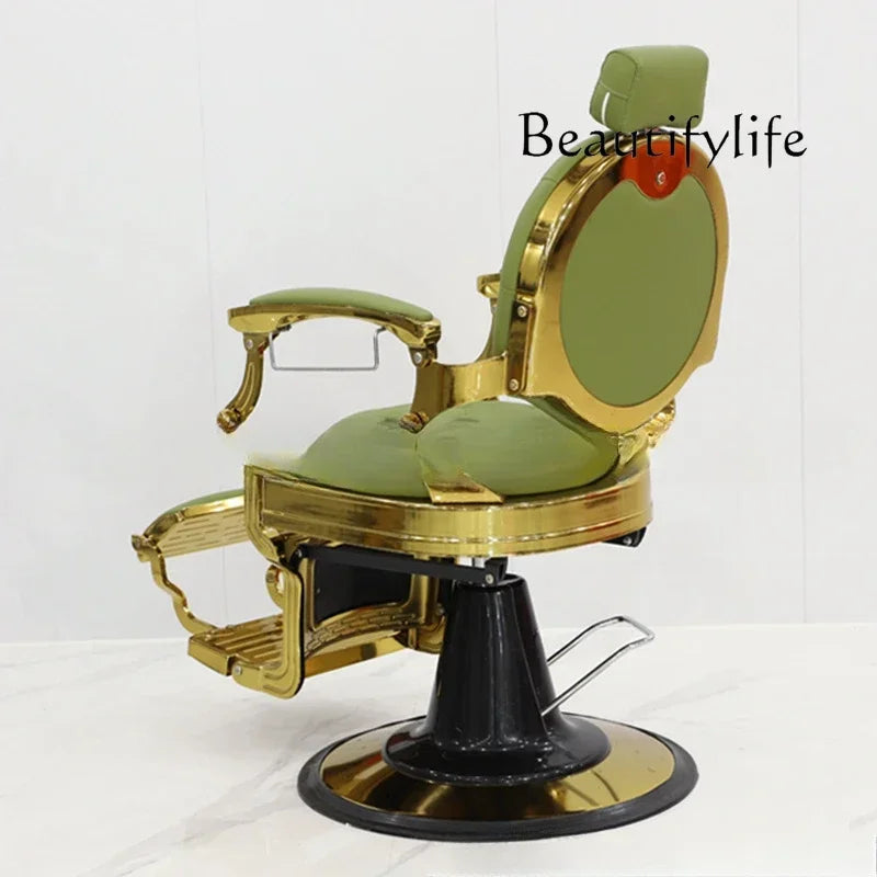 High-end hairdressing chair, oil head, large chair, men&