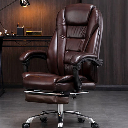 Swivel Armchair with Reclining and Massage Features
