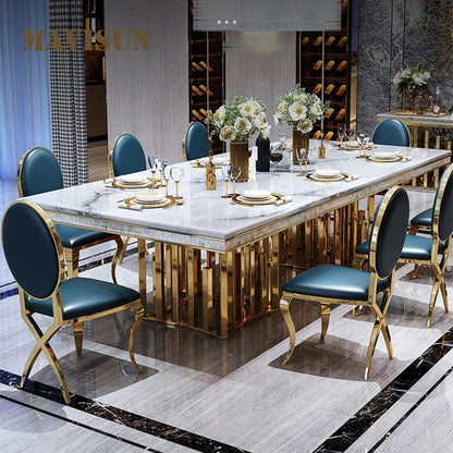 Luxury Modern Dining Table and Chair Set