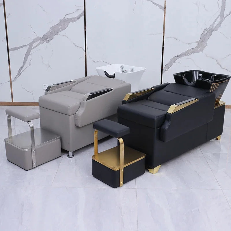 Pedicure Chair For Economic Spa Barber Wash Hairdressing Shampoo Basin Professional Salon Hair Stylist Japanese Thai Massage Bed