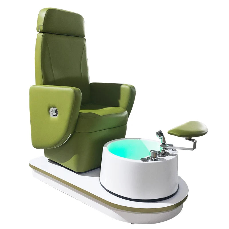 Lounger Cosmetic Pedicure Chair Massage Couch Luxury Pedicure Stool Foot Bath Tabouret Pedicure Salon Equipment Furniture CM50XZ