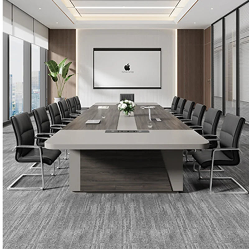 Headboards White Tables Luxury Reception Wood Beauty Table Church Executive Console Tavolo Riunioni Office Desk Furniture OK50HY