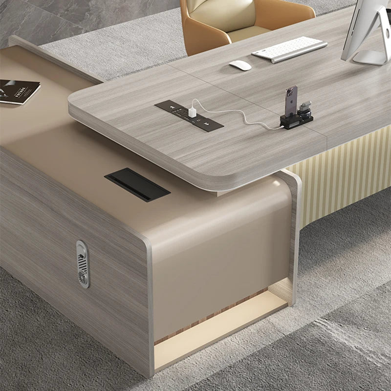 Executive Computer Office Desk Modern Writing Meeting Console Corner Storage Office Desk Workbench Bureau Meuble Home Furniture