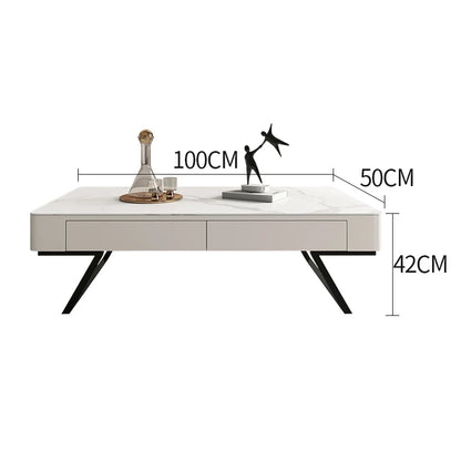 Modern Minimalist Coffee Table Square Living Room Center Nordic Computer Coffee Tables Makeup Luxury Office Muebles Furniture