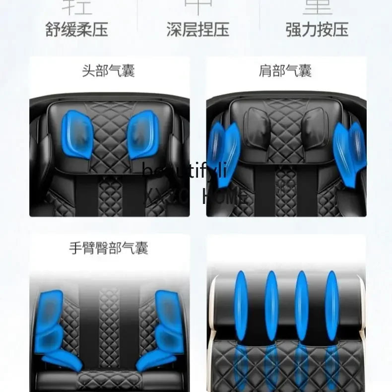 Simple Massage Chair Multi-Functional Full-Body Home Automatic Space Capsule Zero Gravity Middle-Aged and Elderly Massage