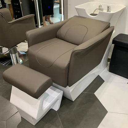 Hydrotherapy Shampoo Chair Hair Salon Shower Head Hair Wash Chair Styling Luxury Ergonomics Silla Peluqueria Salon Furniture