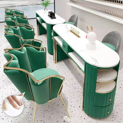Nail Table for Nail Salon Manicure Tables Professional Hair Furniture Coffee Makeup Storage Organizer Tech Supplies Desk Beauty