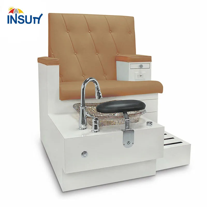Luxury nail equipment double seats foot spa massage manicure and pedicure chair for sale