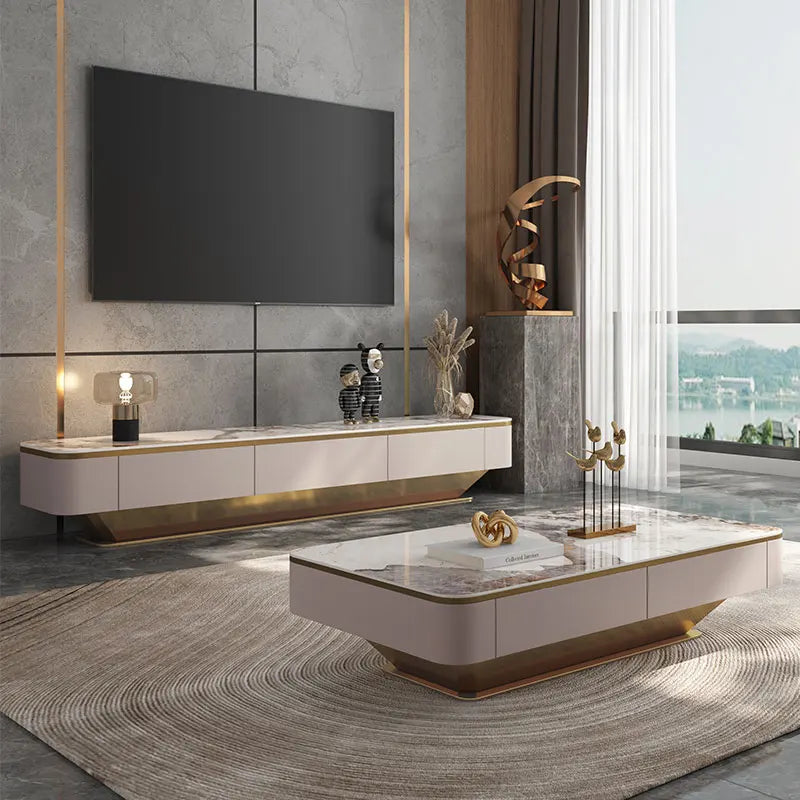 Metal Luxury Coffee Tables Living Room Italian Modern Coffee Table Small Design Couchtisch Wohnzimmer Home Furniture