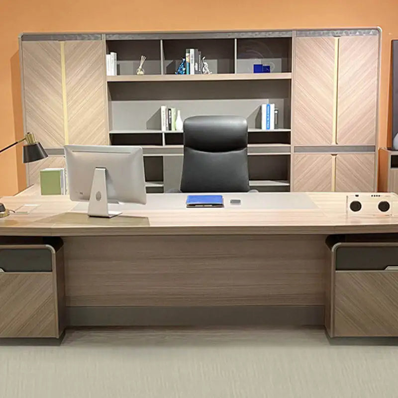 Office Table Furniture Large Executive Computer Desk Luxury Home OfficeWriting Table Ceo Desk