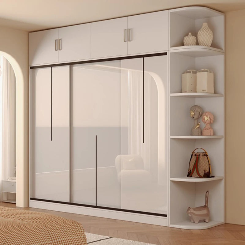 Wood Clothes Wardrobe Storage Full Size Hotel Closet Systems Wardrobe Bedroom Cabinets Doors Ropero Armables Home Furniture