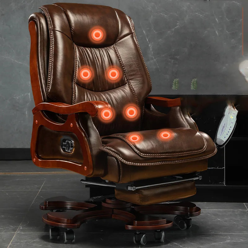 Ergonomic Executive Recliner Office Chair – Stylish Chaise Desig