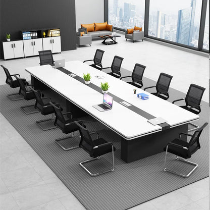 Thickened Modern Conference Table &amp; Chair Set