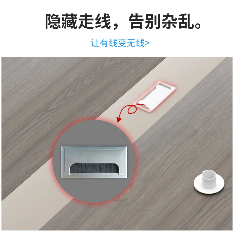 Conference table long table simple modern  room rectangular strip desk negotiation combination