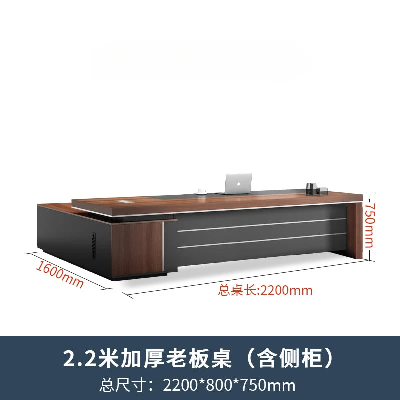 Reception Computer Desk Organizer Luxury Executive Corner Office Desk Modern Coffee Mesas De Computador Luxury Furnitures