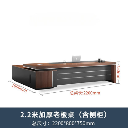 Reception Computer Desk Organizer Luxury Executive Corner Office Desk Modern Coffee Mesas De Computador Luxury Furnitures