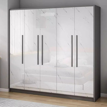 Women Wood White Wardrobe Storage Drawer Bright Nordic Bedroom Wardrobe Hotel Display Cabinet Ropero Armables Home Furniture