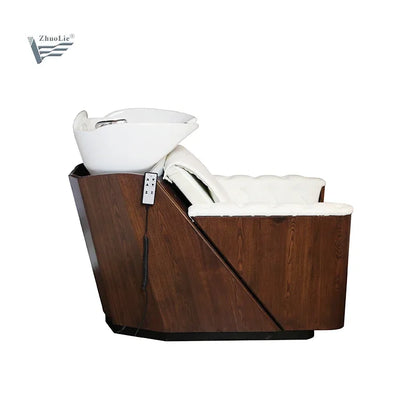 Hair Washing shampoo chair backwash unit;  Salon furniture hair salon equipment With Shampoo bowel
